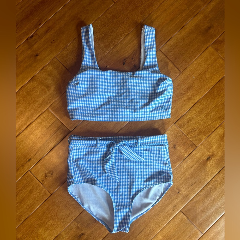 Albion Fit NWOT bluebell high waisted bikini